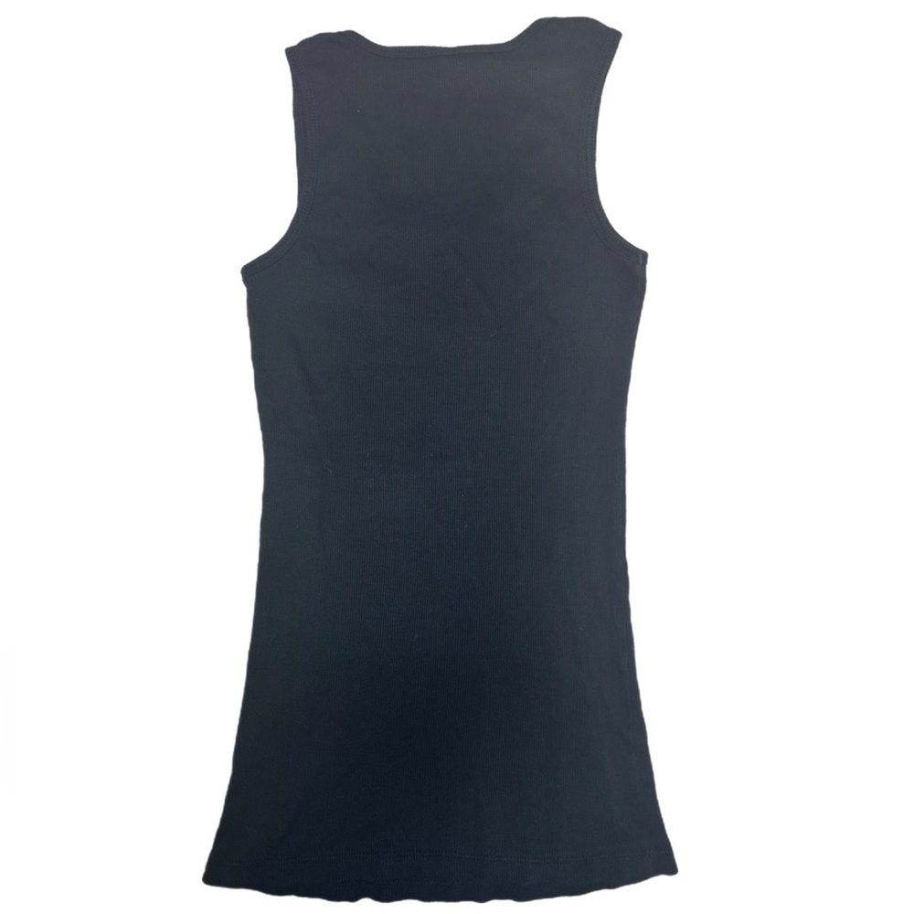 Aruba Black Ribbed Tank - Picture 2 of 4